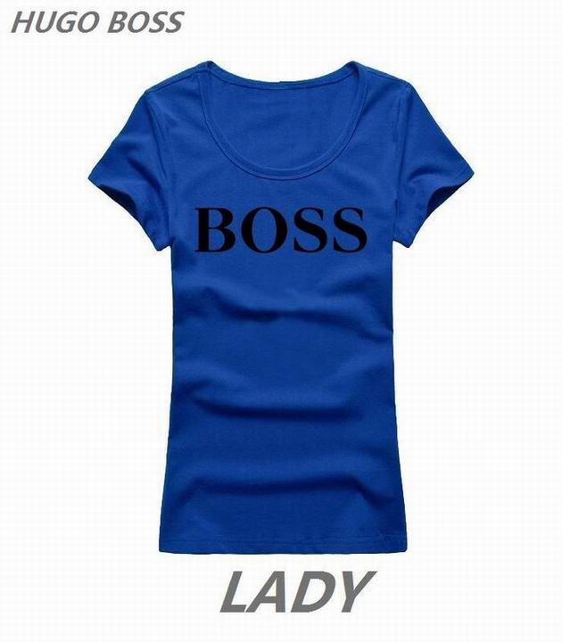BOSS short round collar T woman S-XL-062